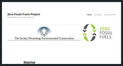 Desktop Screenshot of fossilfuelfree.org